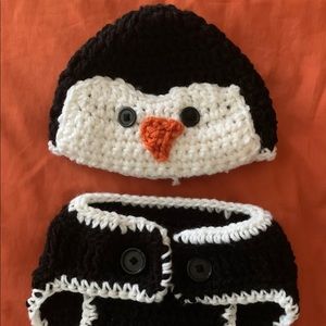 Penguin diaper set